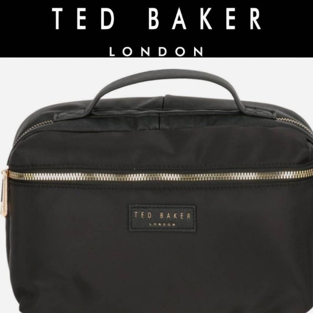 Ted Baker London Puffy Cosmetic Bag- Black